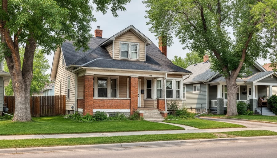 Older single-family home in Calgary showing redevelopment potential